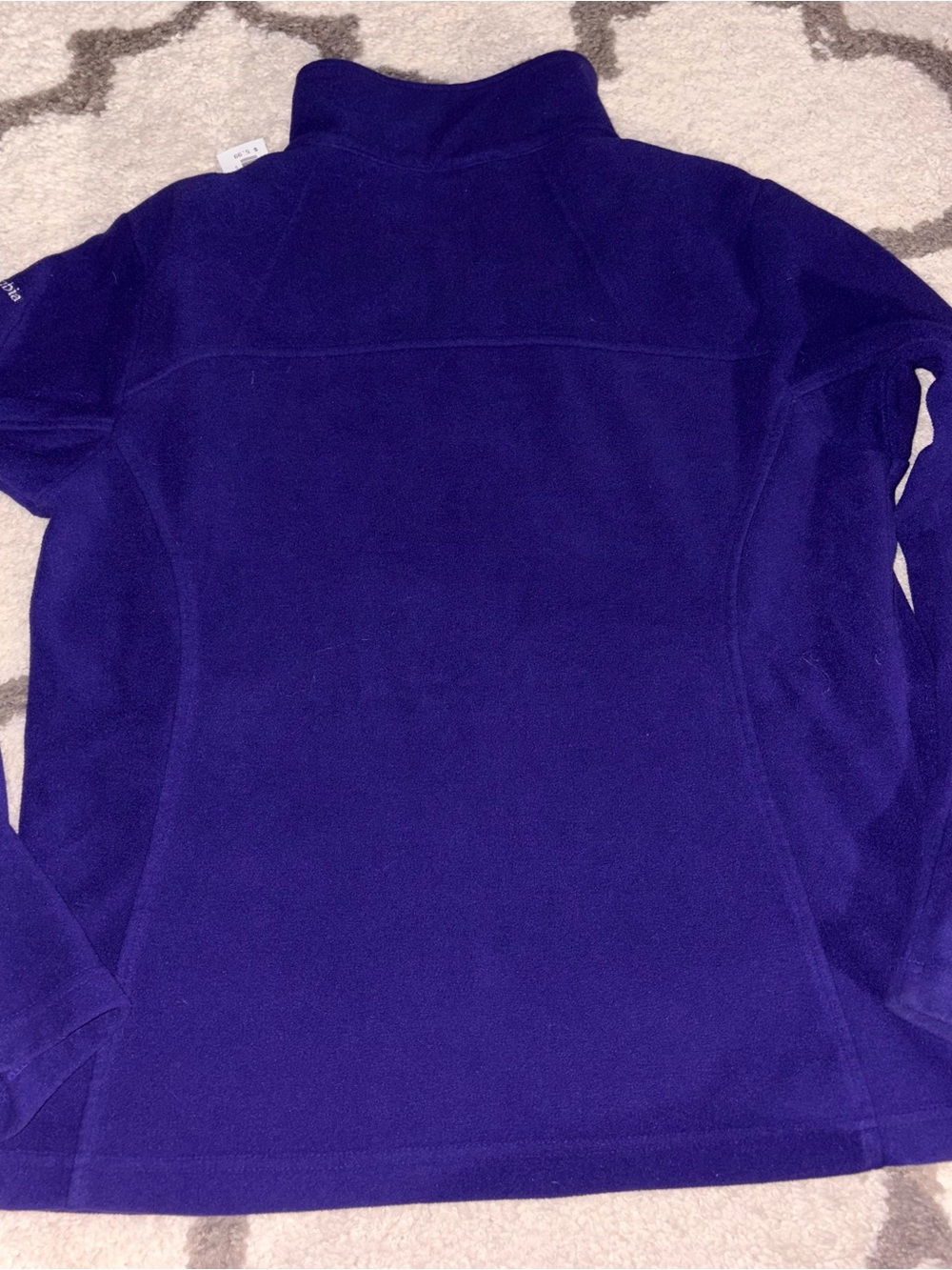 Columbia Olivet Nazarene University  Purple Fleece Jacket with ONU Logo - Picture 4 of 4